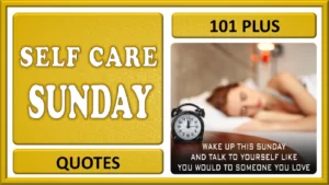 Self Care Sunday Quotes FI
